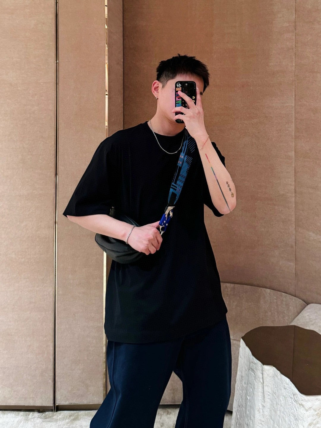 Burberry Black T-Shirt with Pear Graphic - Phantom Kicks