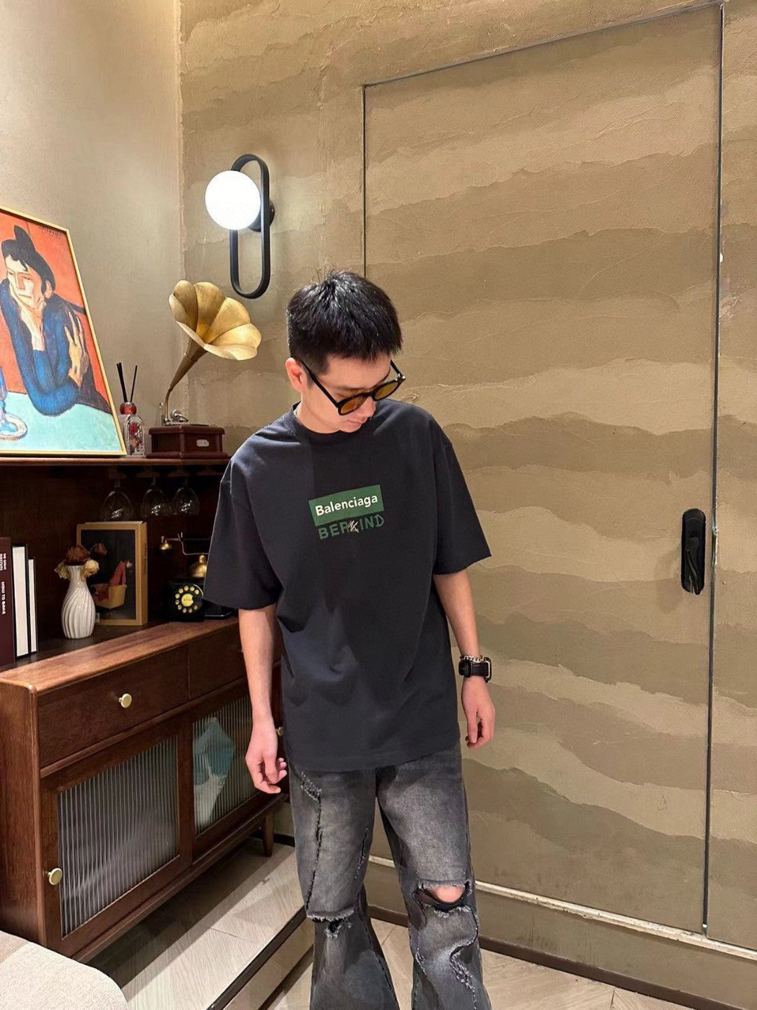 Balenciaga T-Shirt - Berlin Graphic - Phantom Kicks