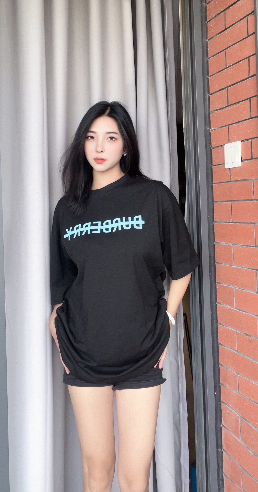 Burberry T-Shirt with Strikethrough Logo - Phantom Kicks