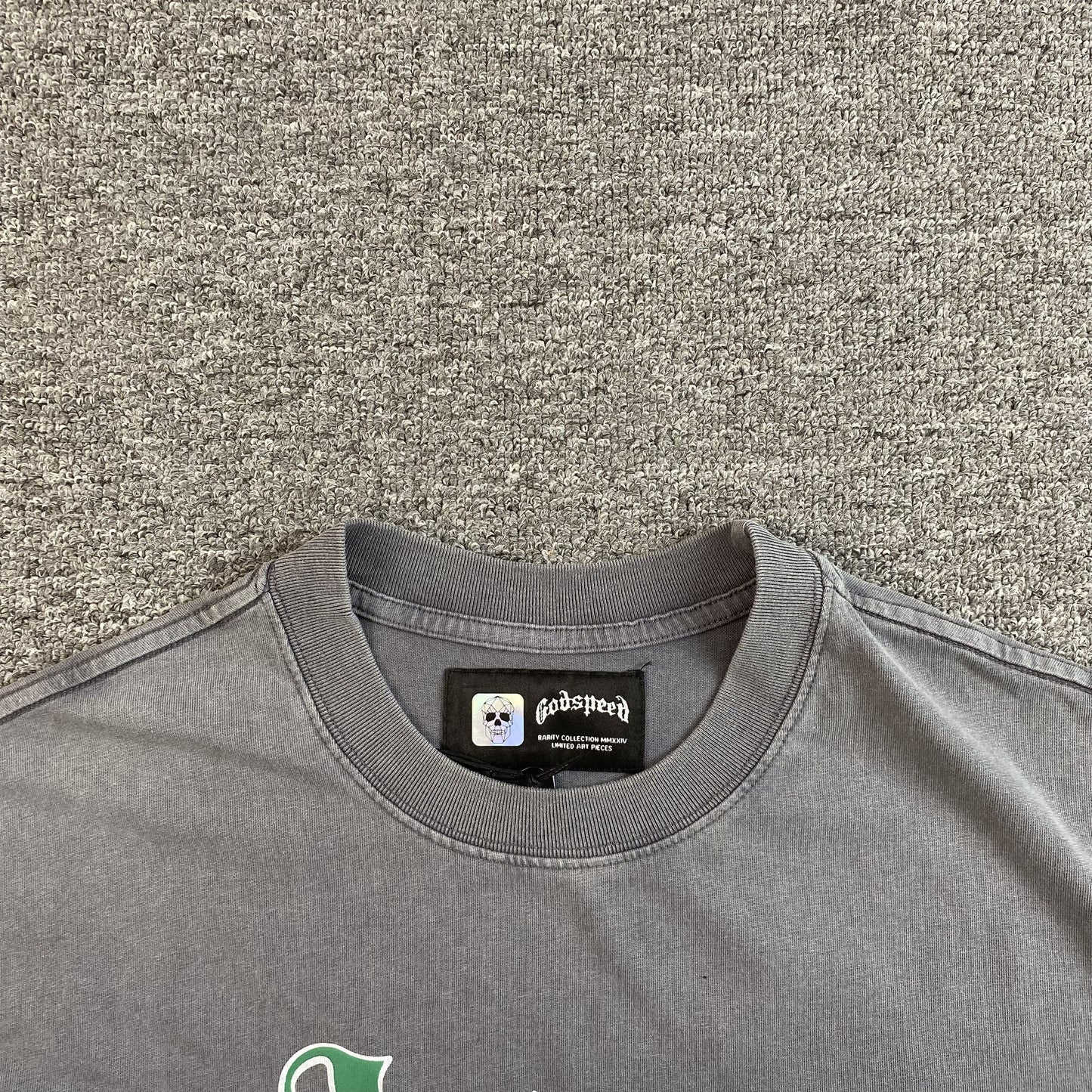 GODSPEED AMIGOS T-SHIRT WASHED GREY - Phantom Kicks