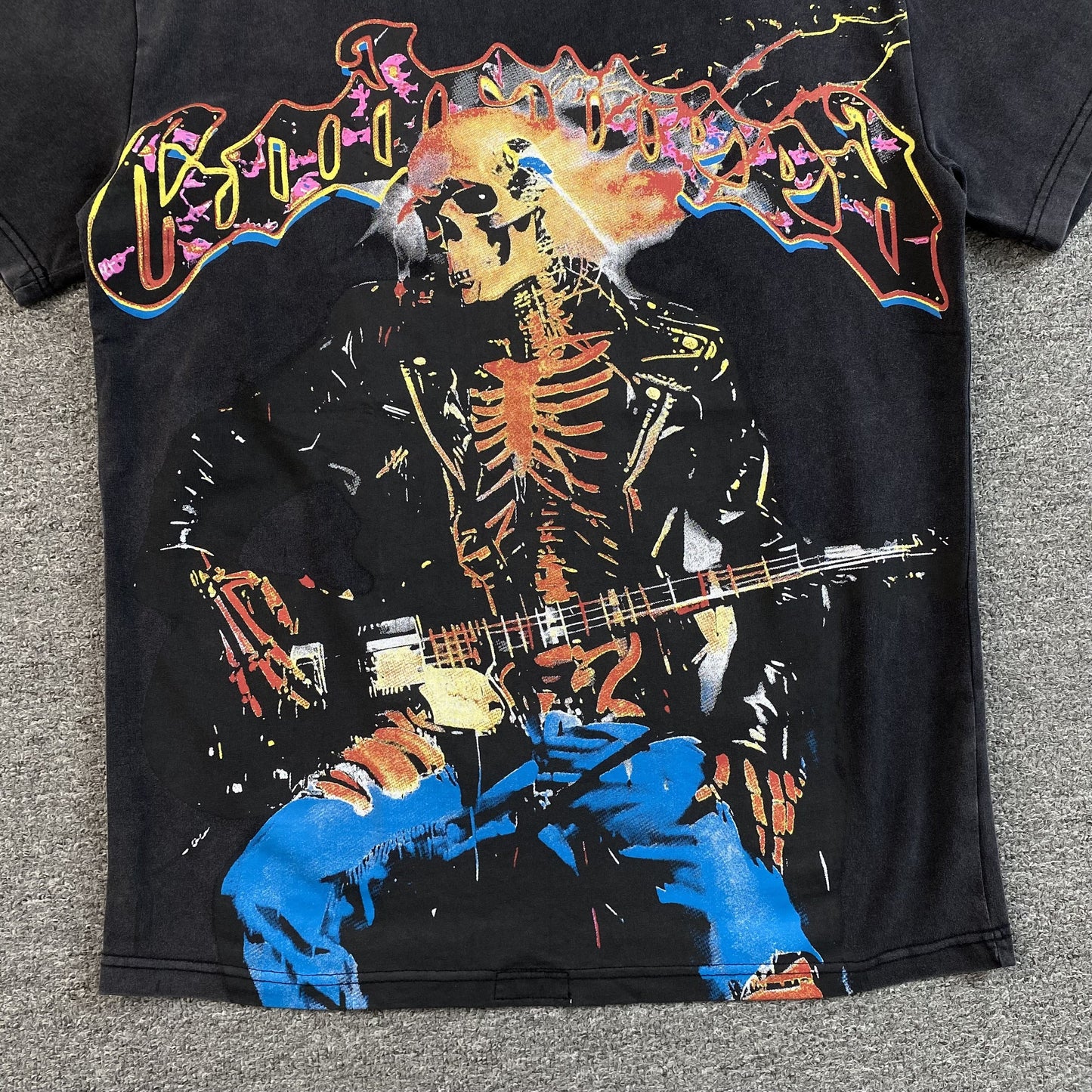 GODSPEED ROCK DREAMS T-SHIRT WASHED BLACK - Phantom Kicks