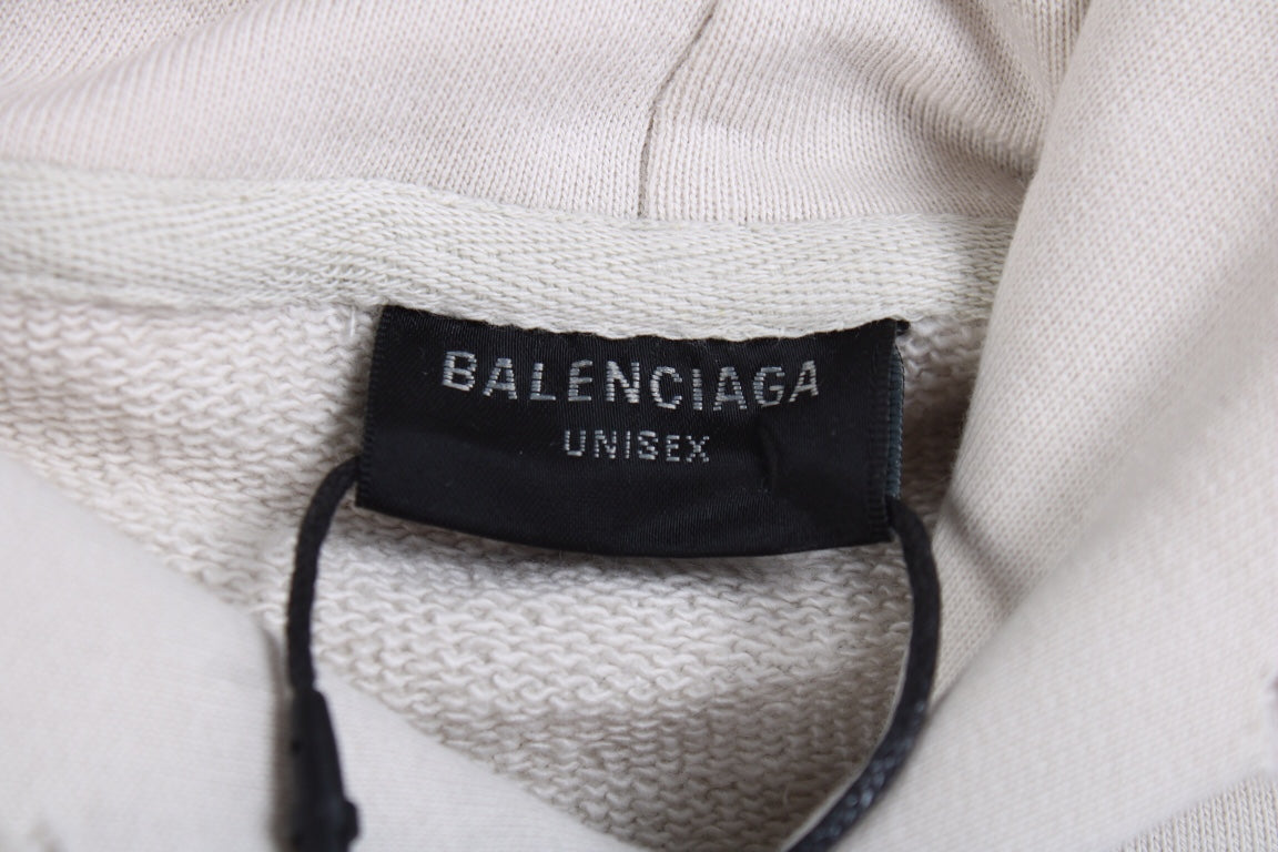 Balenciaga Off-White Oversized Hoodie - Phantom Kicks