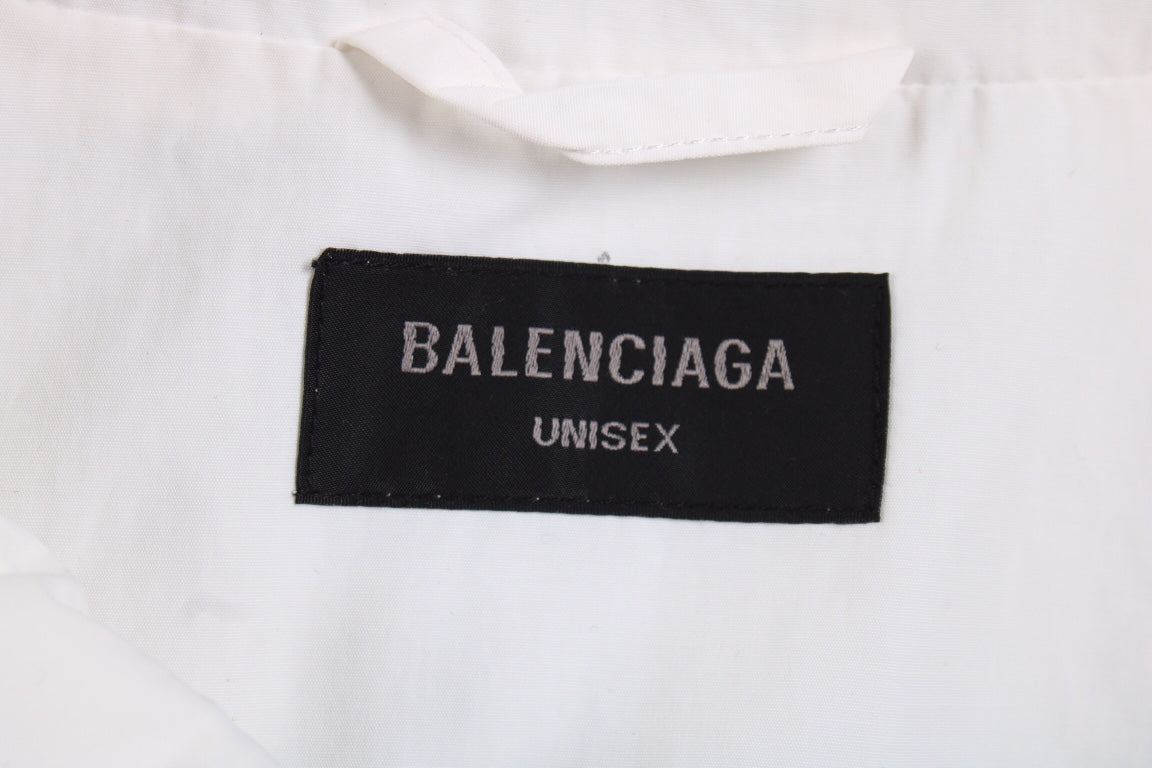 Balenciaga White Zip-Up Jacket - Phantom Kicks