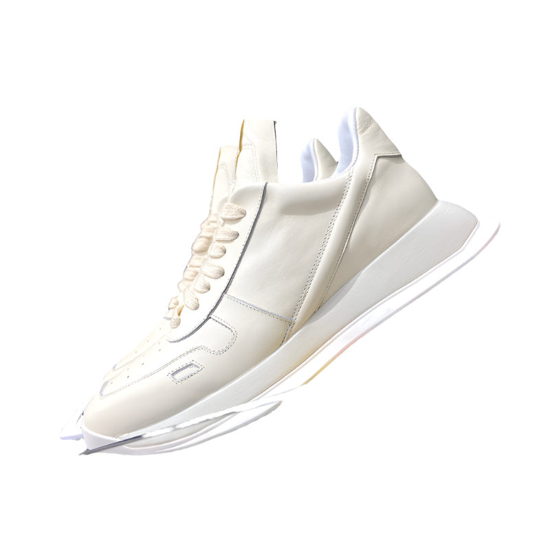 Rick Owens Cream Low-Top Sneakers - Phantom Kicks