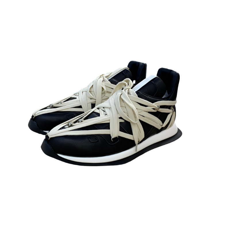 Contemporary Wrap-Lace Sneakers - Phantom Kicks