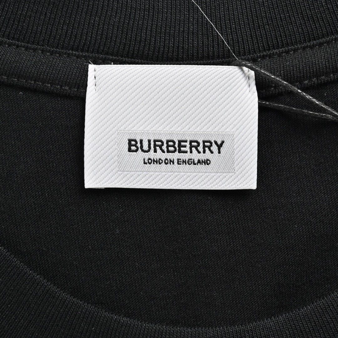 Burberry Equestrian Logo Black T-Shirt - Phantom Kicks