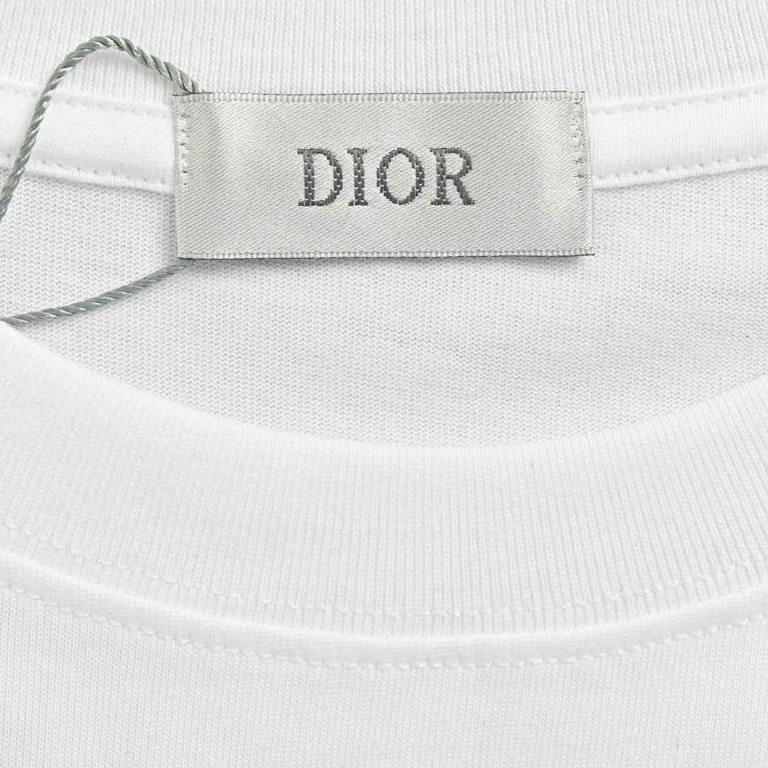 Dior Dripping Logo T-Shirt (White) - Phantom Kicks