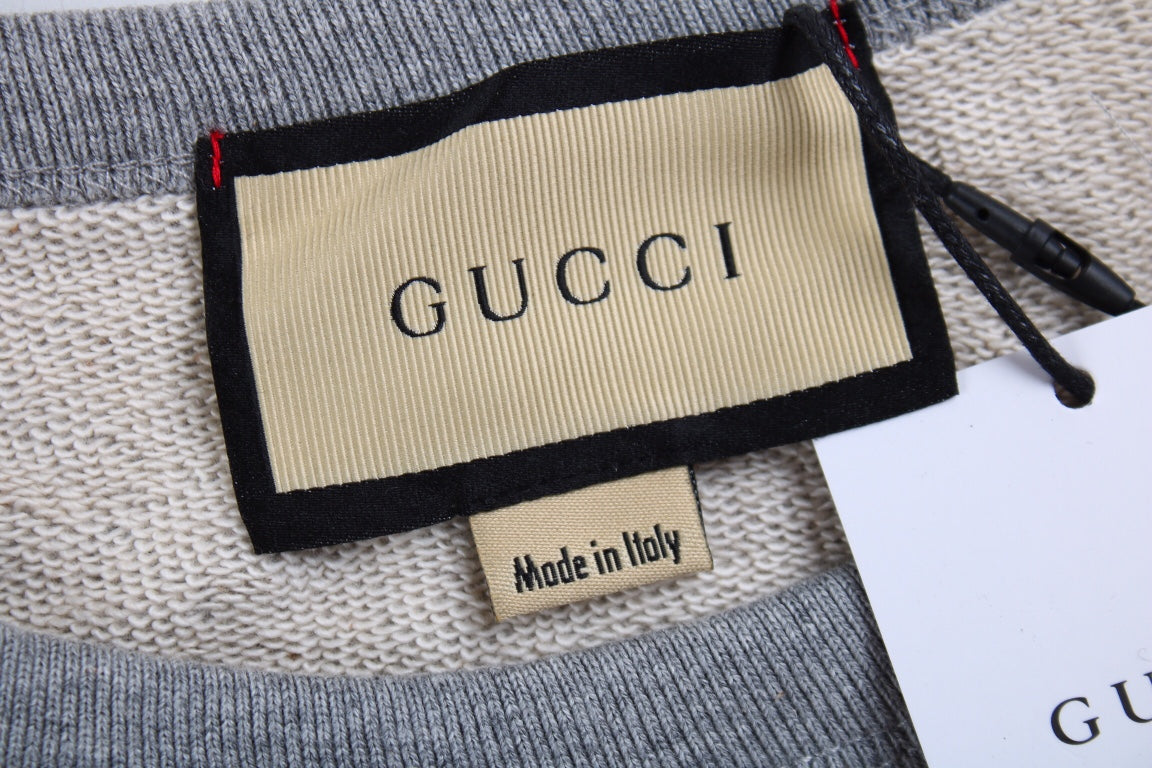 Gucci Grey Sweatshirt with Stripe Detail - Phantom Kicks