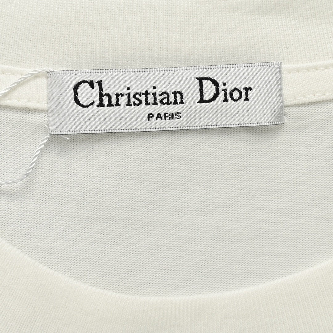 Dior Oversized Grey Logo White T-Shirt - Phantom Kicks