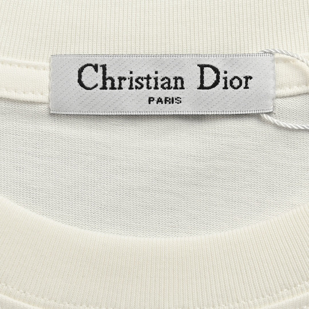 Dior White Graphic T-Shirt - Phantom Kicks