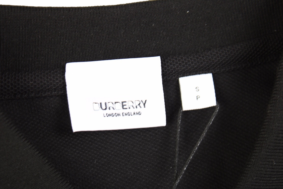 Burberry England Logo Polo Shirt - Black - Phantom Kicks