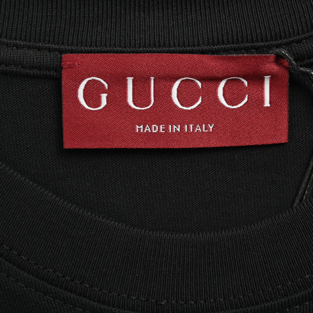 Gucci Black T-Shirt with Firenze 1921 Logo - Phantom Kicks