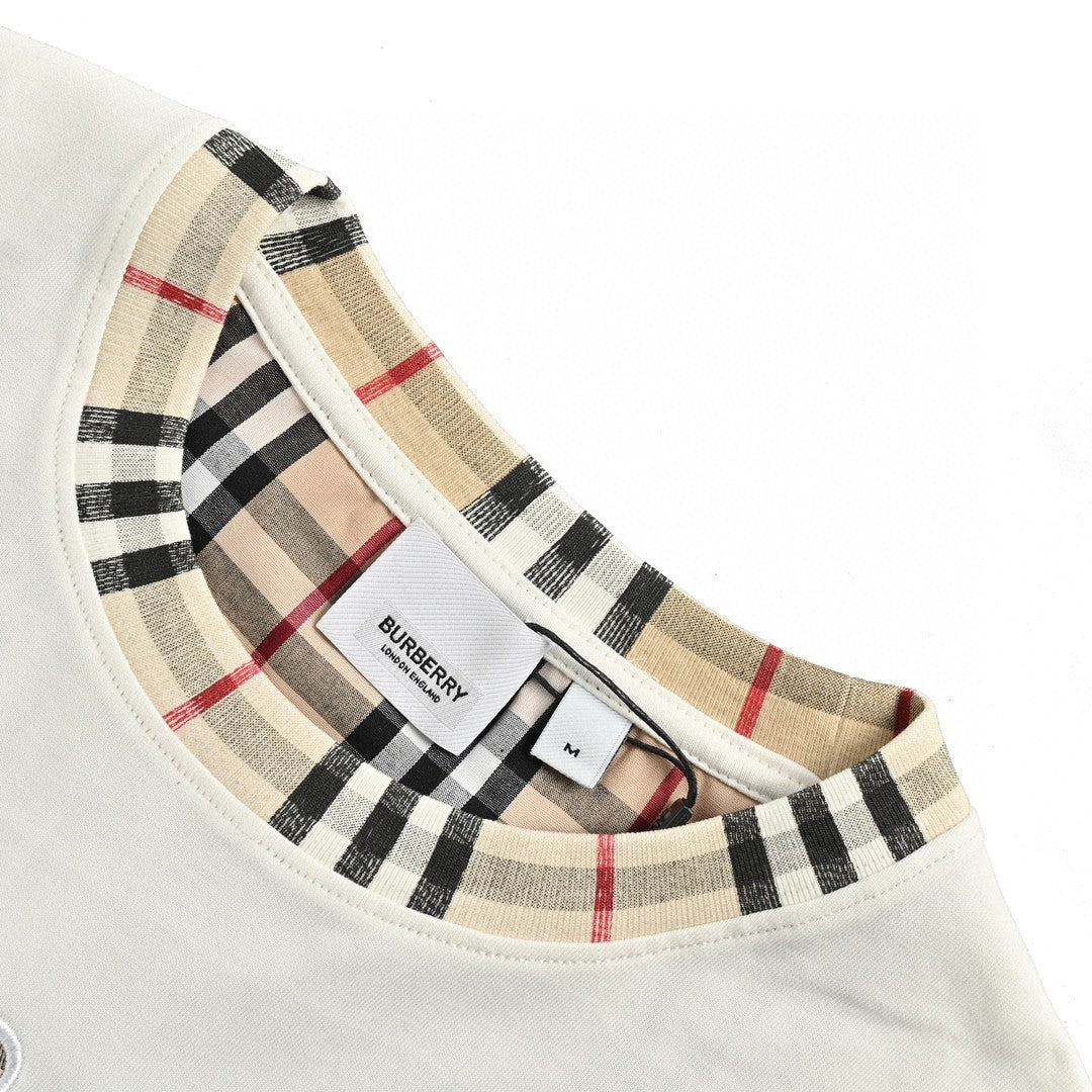 Burberry Logo Collar Detail T-Shirt - Phantom Kicks