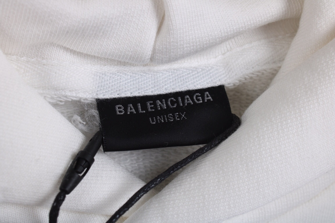 Balenciaga White Be Yourself Hoodie - Phantom Kicks