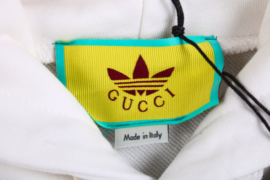 Gucci x Adidas White Hoodie - Phantom Kicks