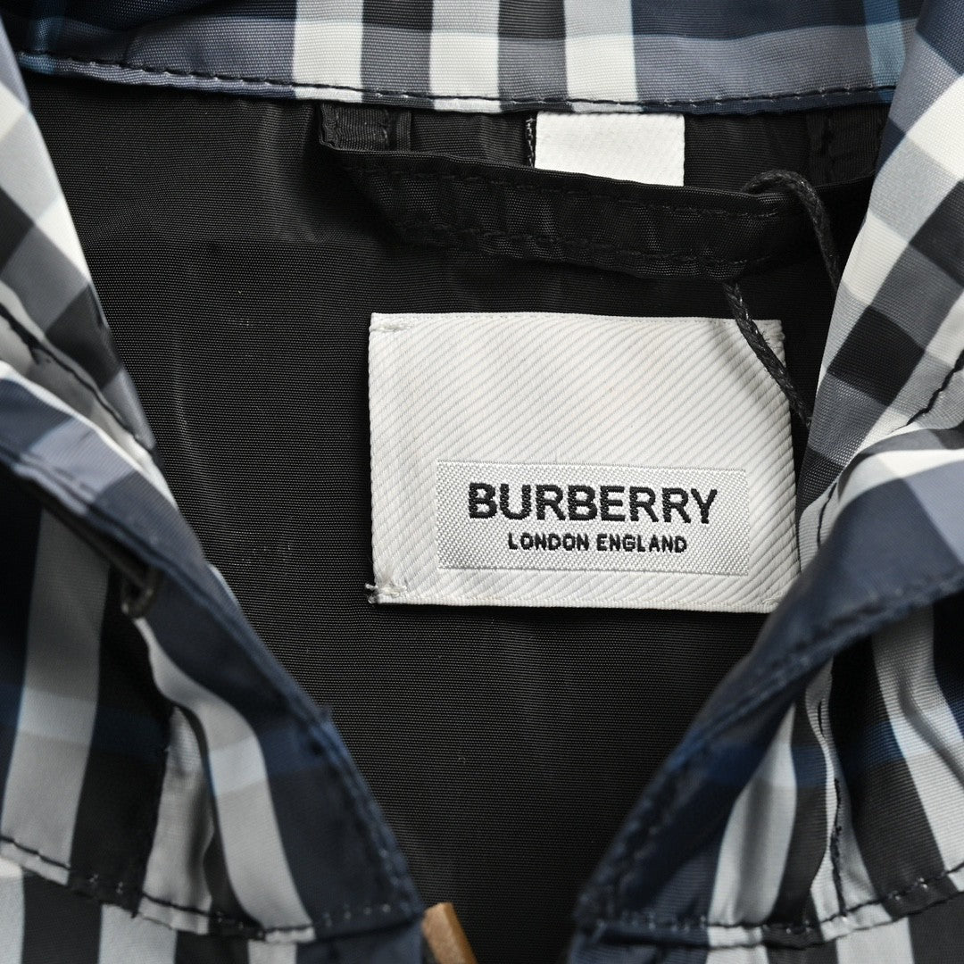 Burberry Checkered Hooded Jacket - Phantom Kicks