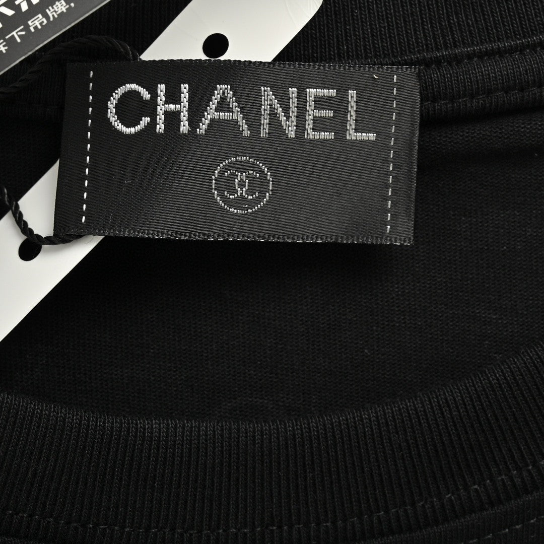 Chanel Classic Logo T-Shirt in Black - Phantom Kicks