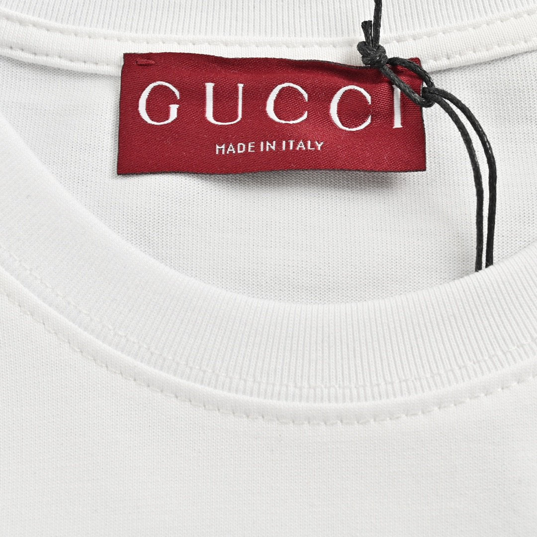 Gucci White T-Shirt with Firenze 1921 Logo - Phantom Kicks