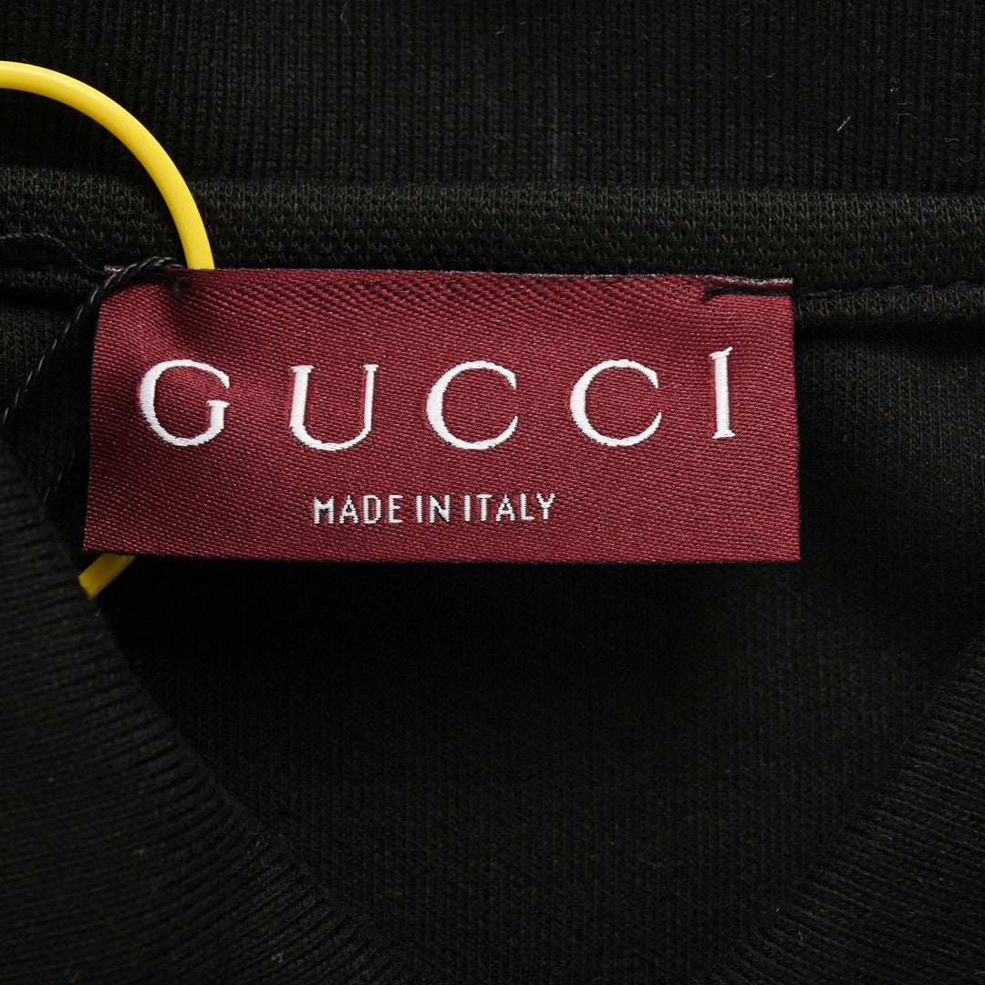 Gucci Striped Logo Polo Shirt (Black) - Phantom Kicks