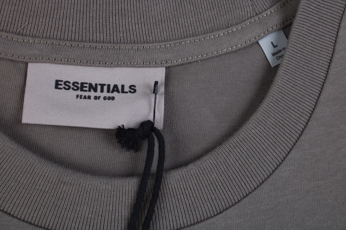 Fear of God Essentials Logo T-Shirt - Taupe - Phantom Kicks