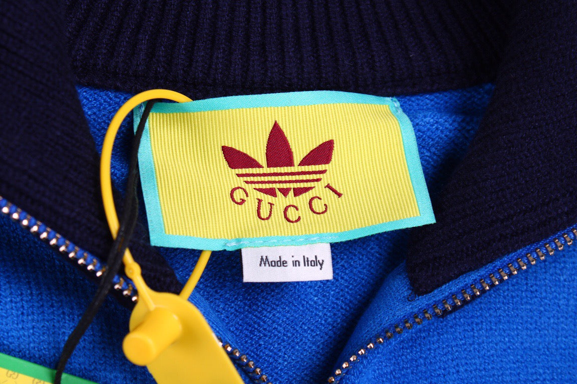 Gucci x Adidas Blue Track Jacket - Phantom Kicks