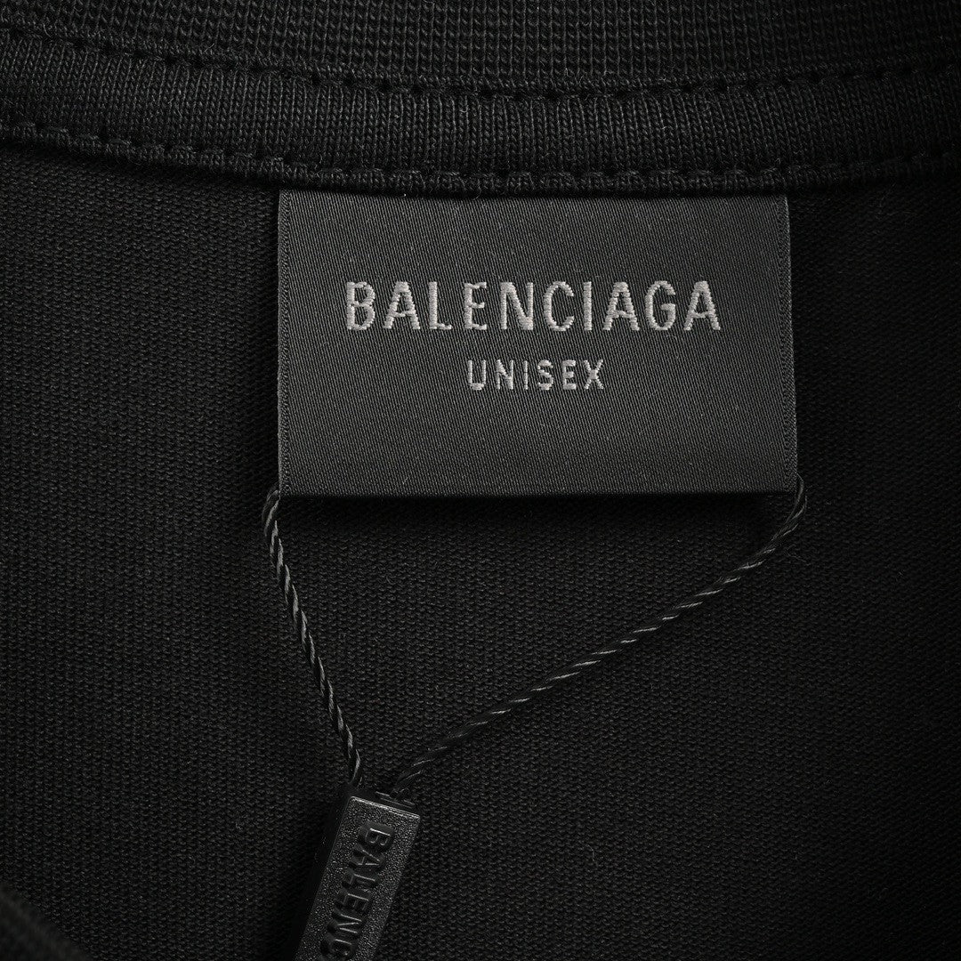 Balenciaga Plain Black T-Shirt - Phantom Kicks