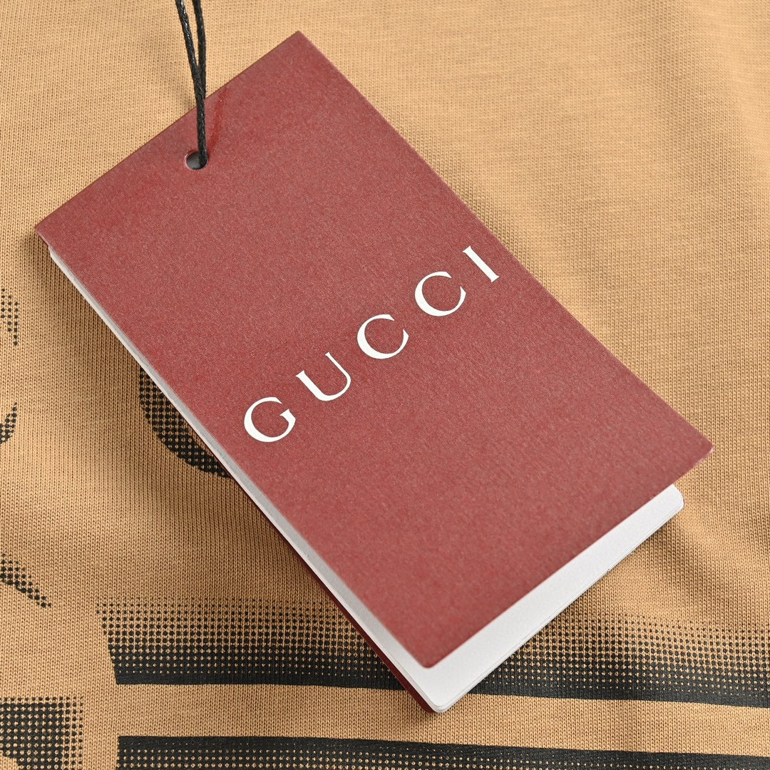 Gucci Tan T-Shirt with Firenze 1921 Logo - Phantom Kicks