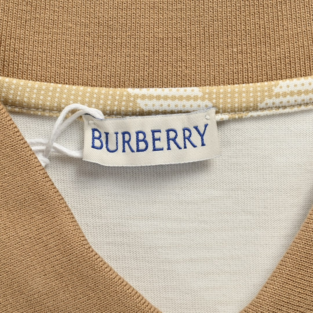 Burberry Geometric Check Polo Shirt - Phantom Kicks