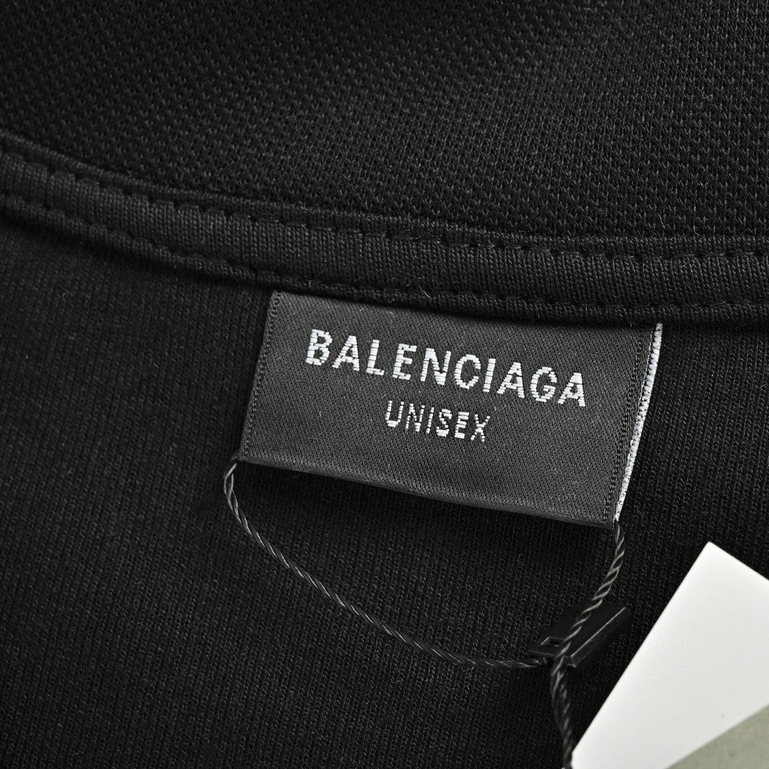 Balenciaga Long Sleeve Logo Shirt - Black - Phantom Kicks