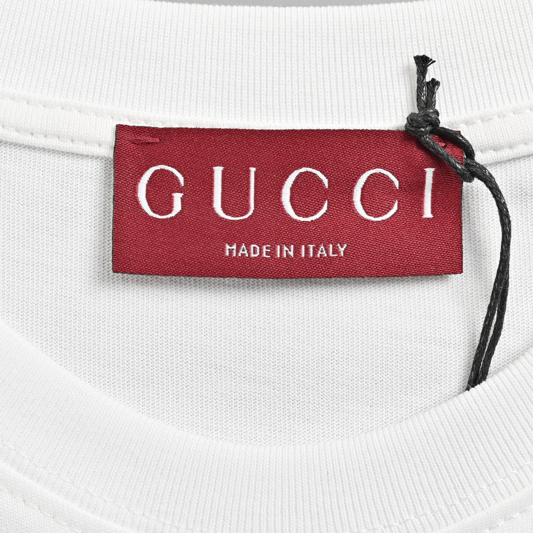 Gucci White T-Shirt with Firenze 1921 Logo - Phantom Kicks