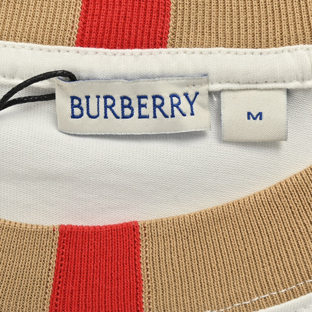 Burberry Check Collar T-Shirt in White - Phantom Kicks