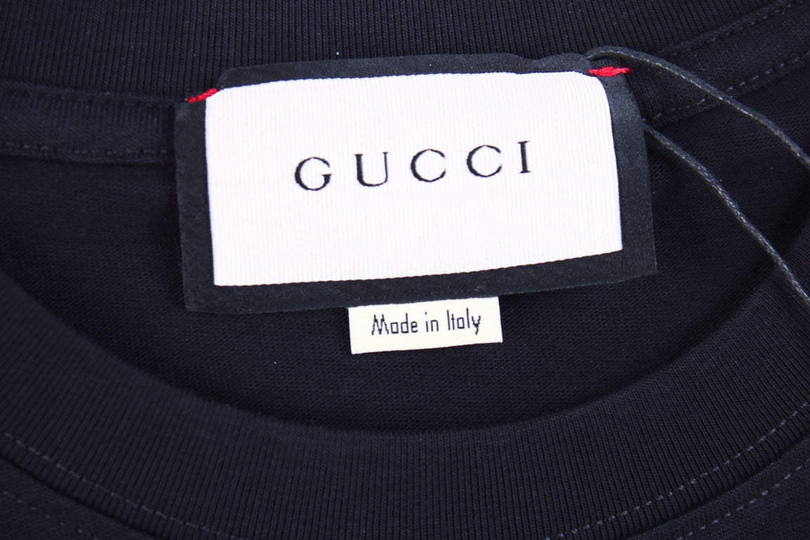 Gucci Dog Print T-Shirt in Black - Phantom Kicks