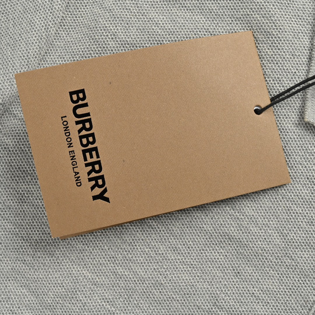 Burberry Striped Collar Polo Shirt in Grey - Phantom Kicks