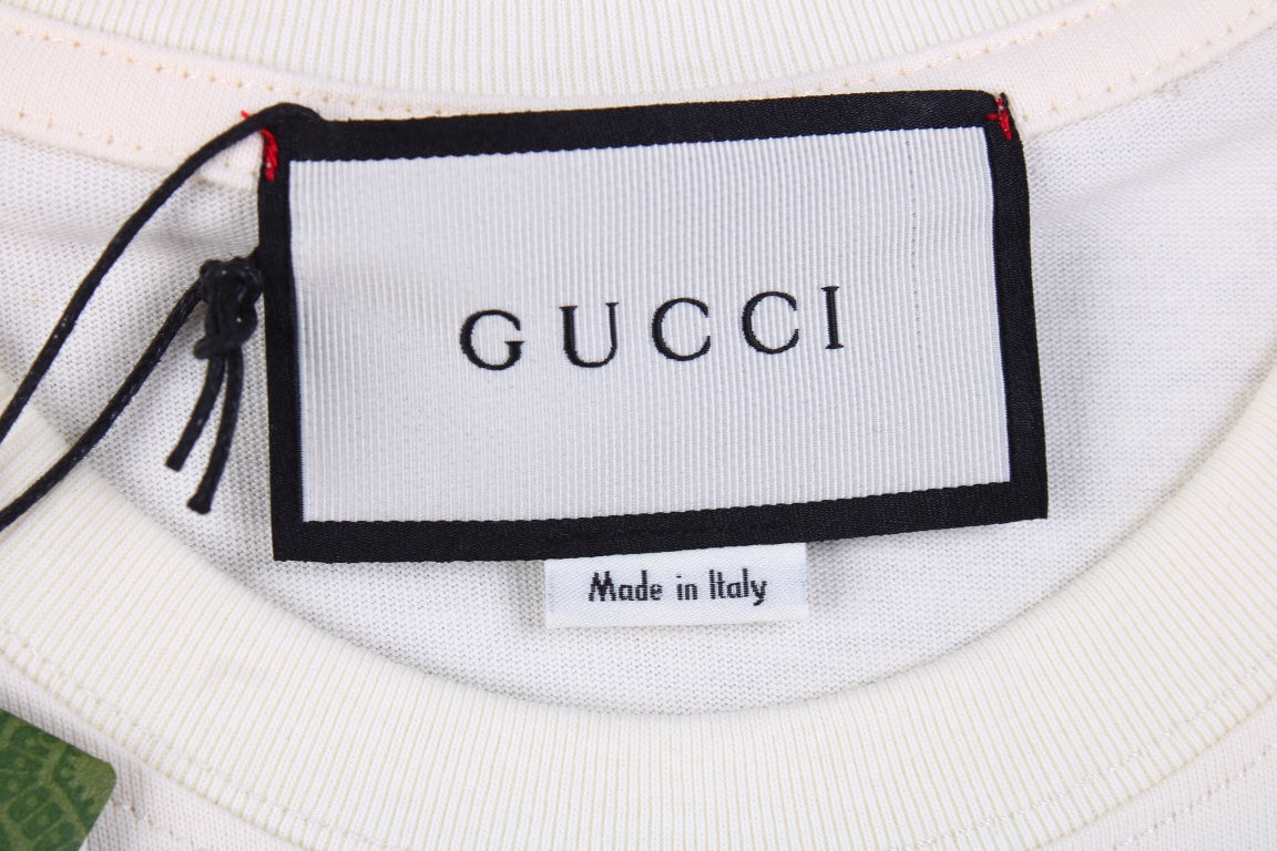 Gucci Cities Block Letter T-Shirt - White - Phantom Kicks