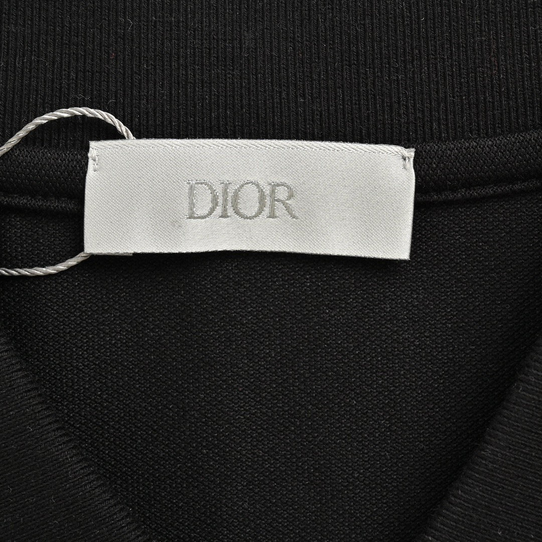 Dior Polo Shirt (Black) - Phantom Kicks