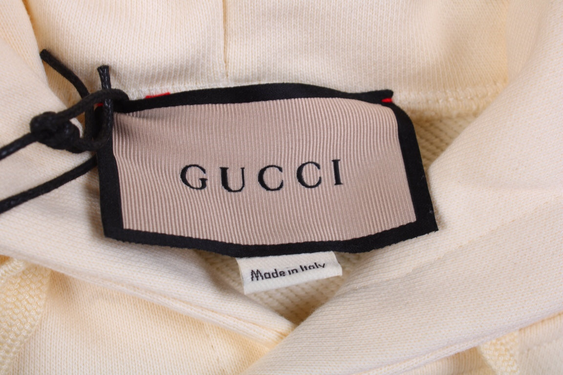 Gucci Rainbow Logo Hoodie - Cream - Phantom Kicks