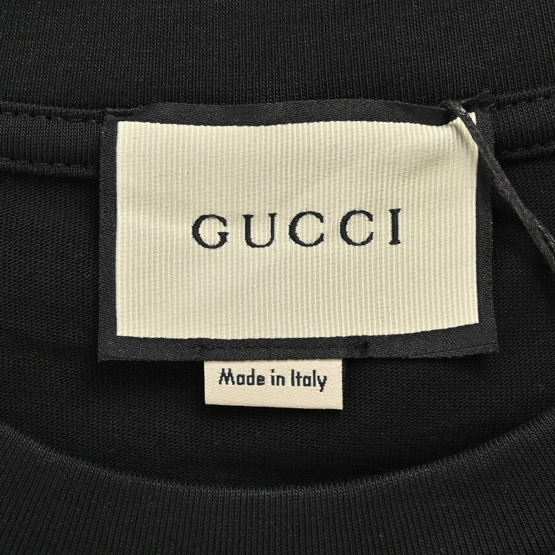 Gucci Triangle Logo Black T-Shirt - Phantom Kicks