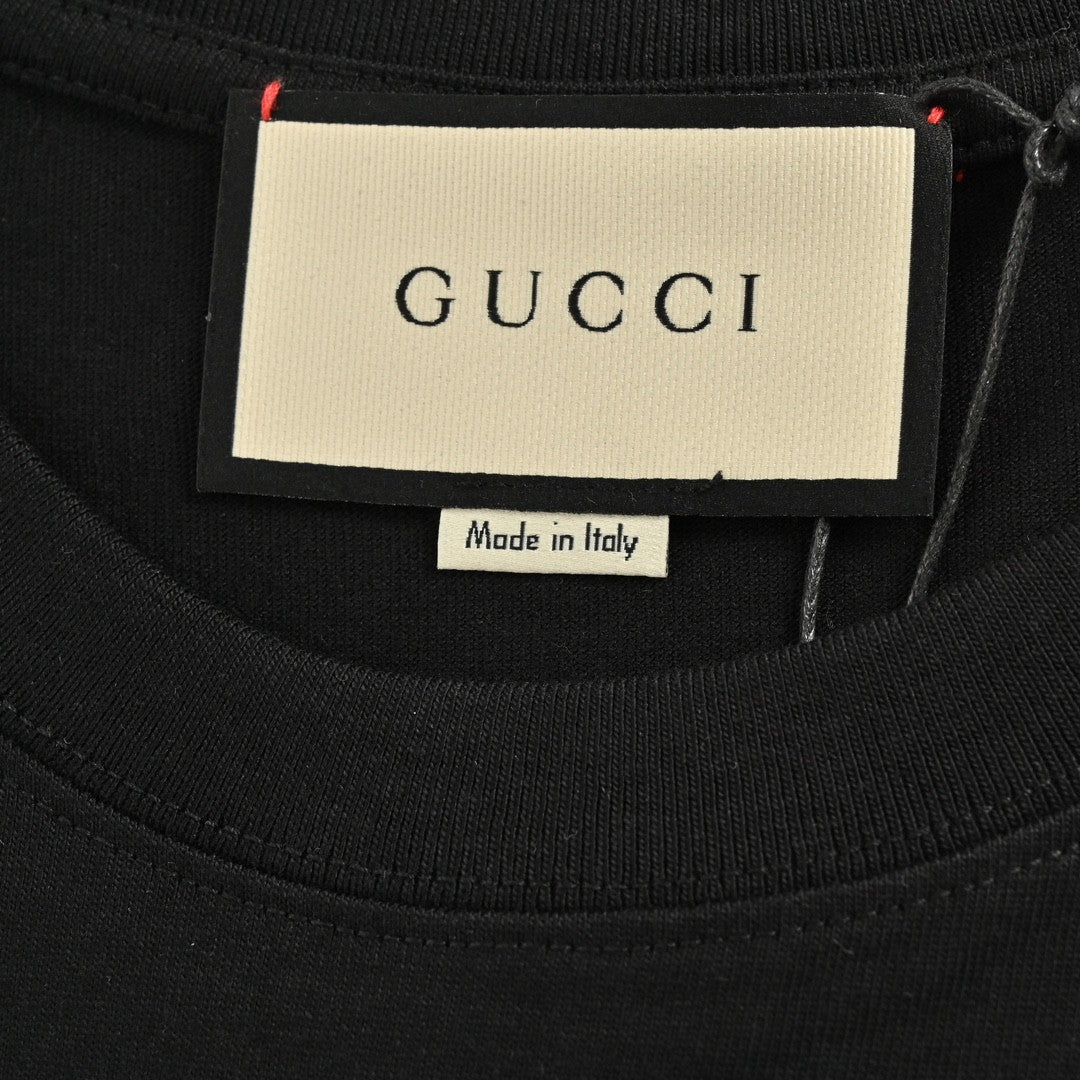 Gucci Black T-Shirt with Dinosaur Graphic - Phantom Kicks