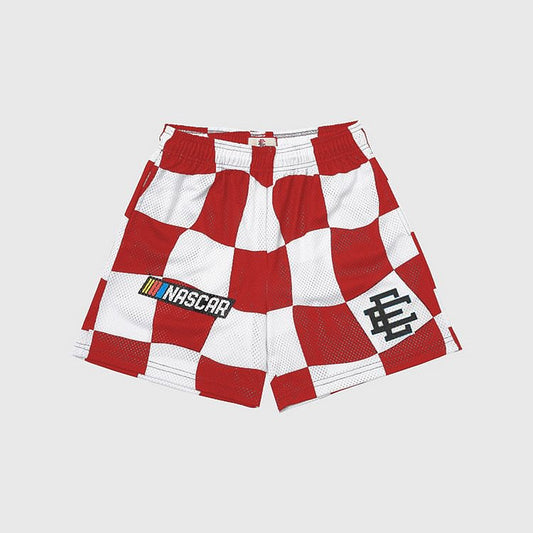 EE Shorts Red And White Lattice - Phantom Kicks