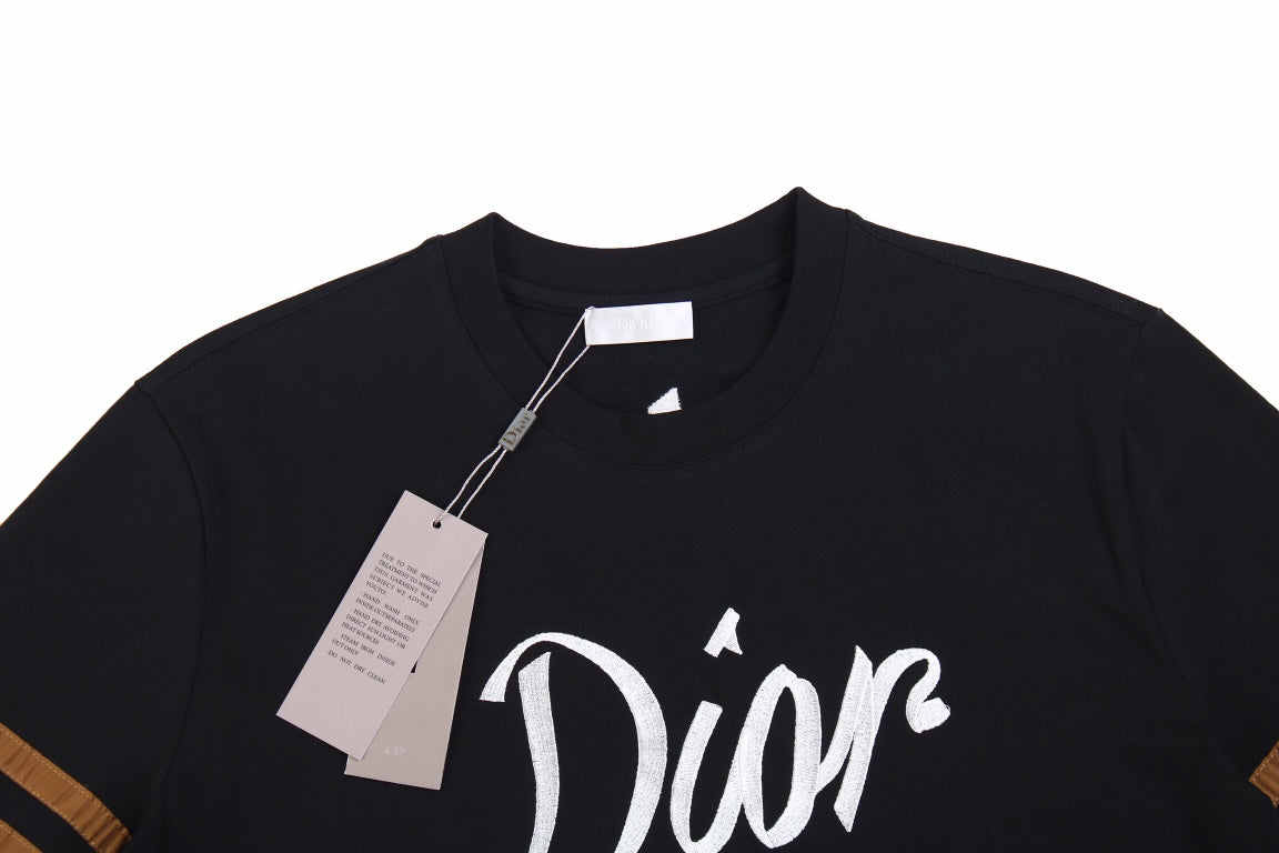 Dior Script Logo T-Shirt (Black) - Phantom Kicks
