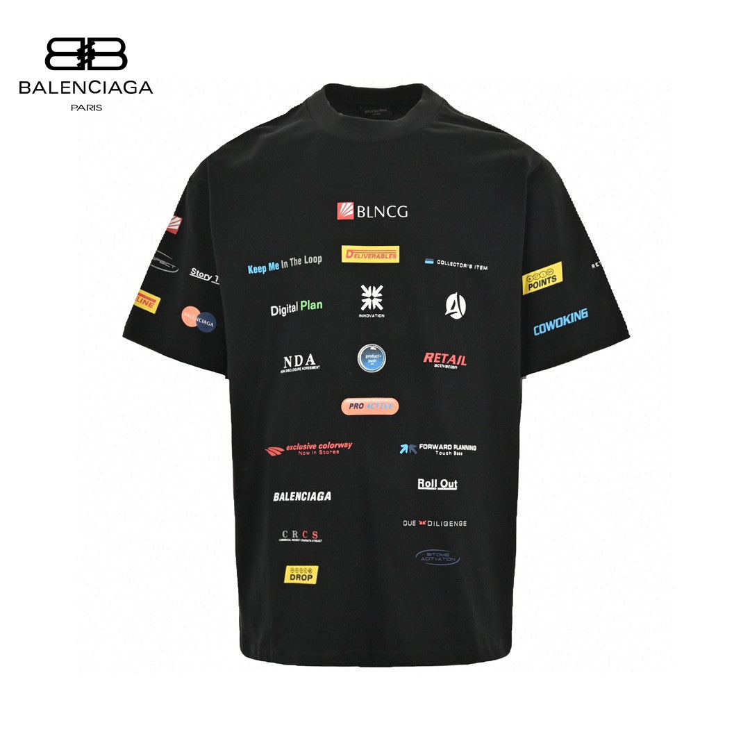 Balenciaga Logo-Print T-Shirt - Phantom Kicks