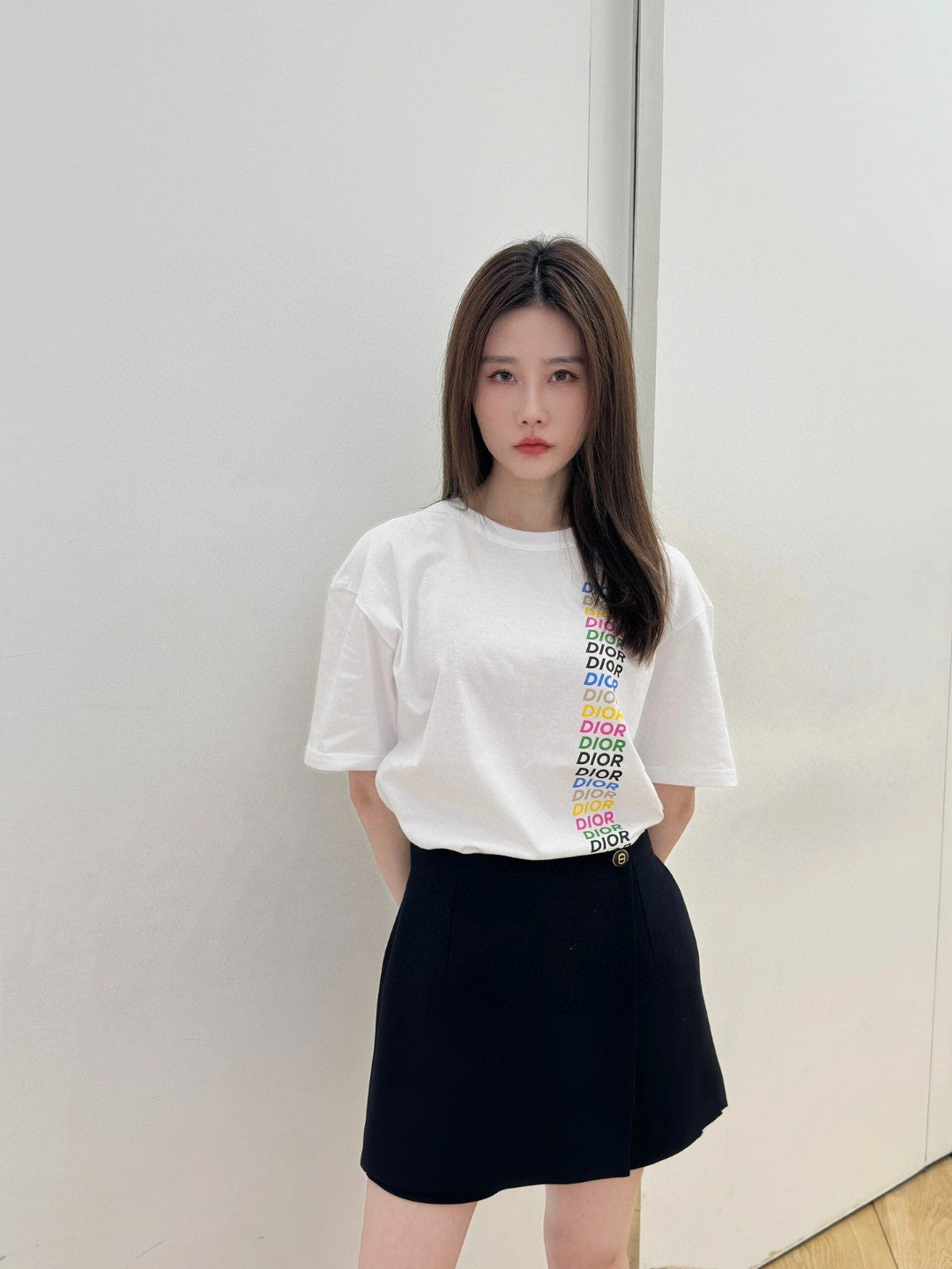 Dior T-Shirt - Multicolor Vertical Logo - Phantom Kicks