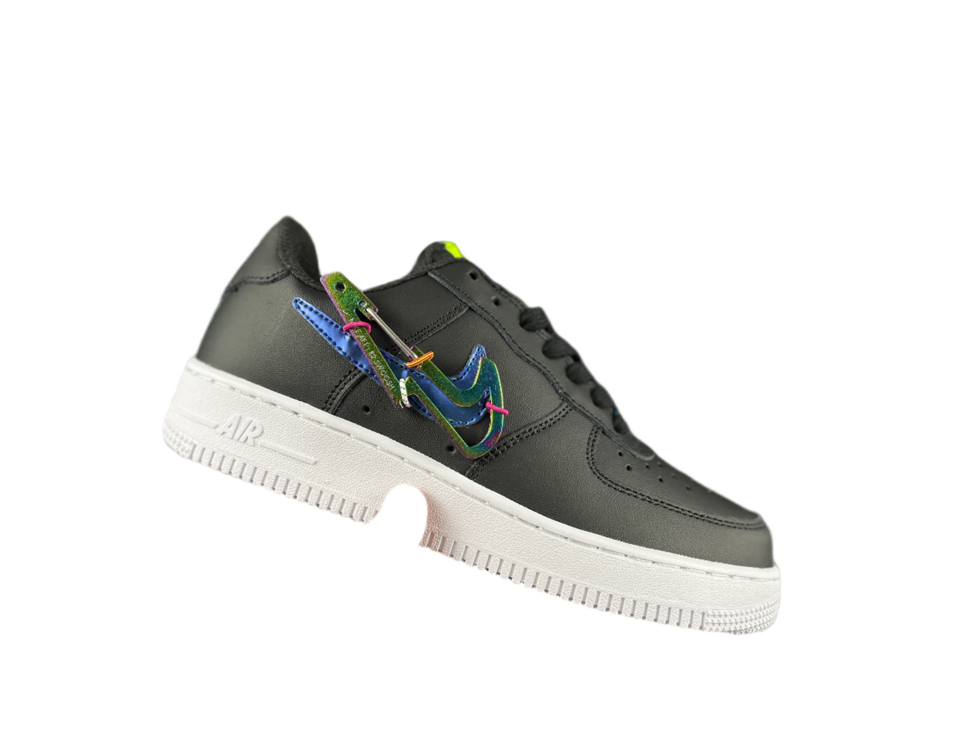NIKE AIR FORCE 1 Low "White/Black/Red Hiking Buckle" - Phantom Kicks