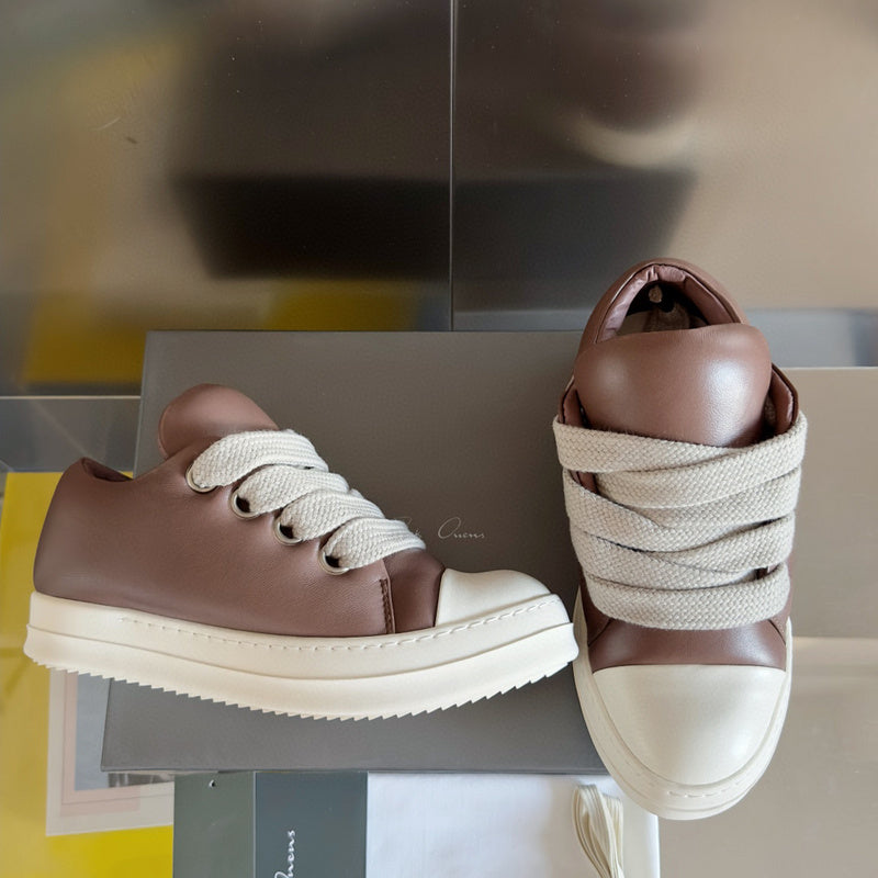 Rick Owens Brown Low-Top Sneakers - Phantom Kicks