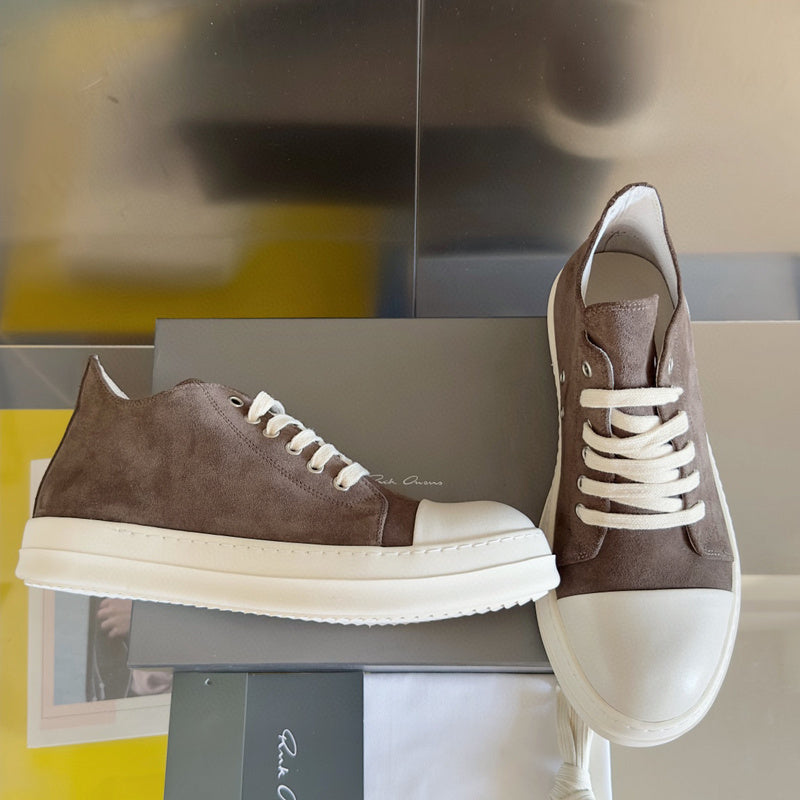 Rick Owens taupe Low-Top Sneakers - Phantom Kicks