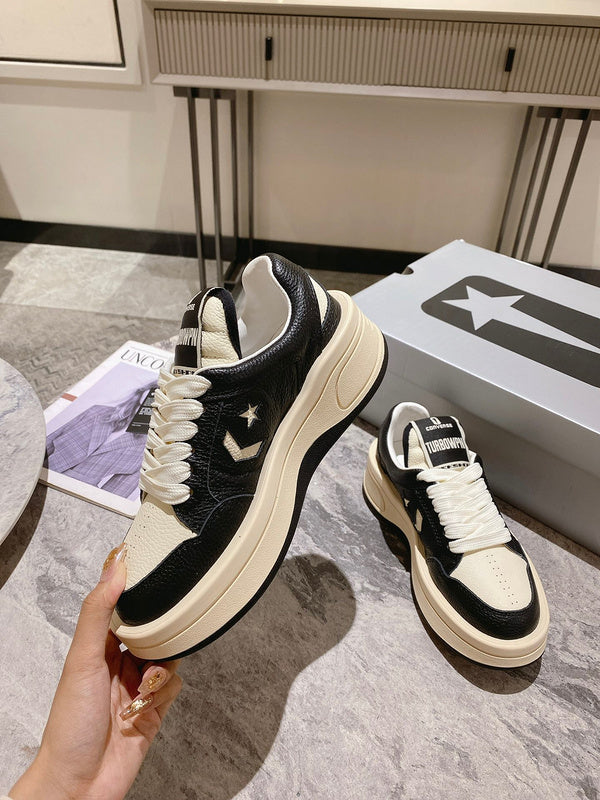 Golden Goose Cream and Black Star Sneakers - Phantom Kicks