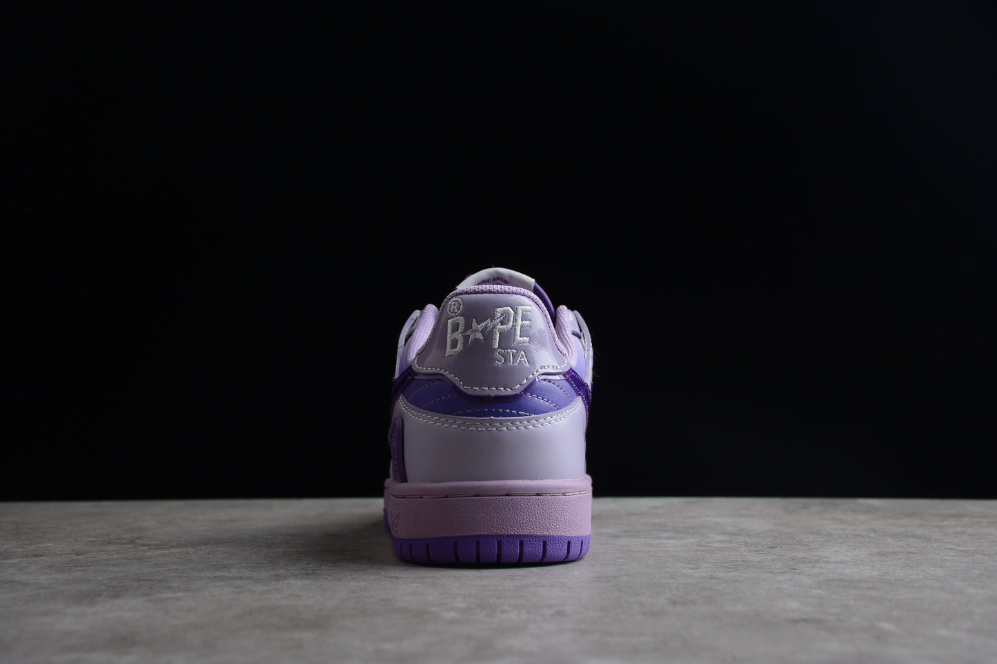 BAPE STA Low-Top Purple Gradient Sneakers - Phantom Kicks
