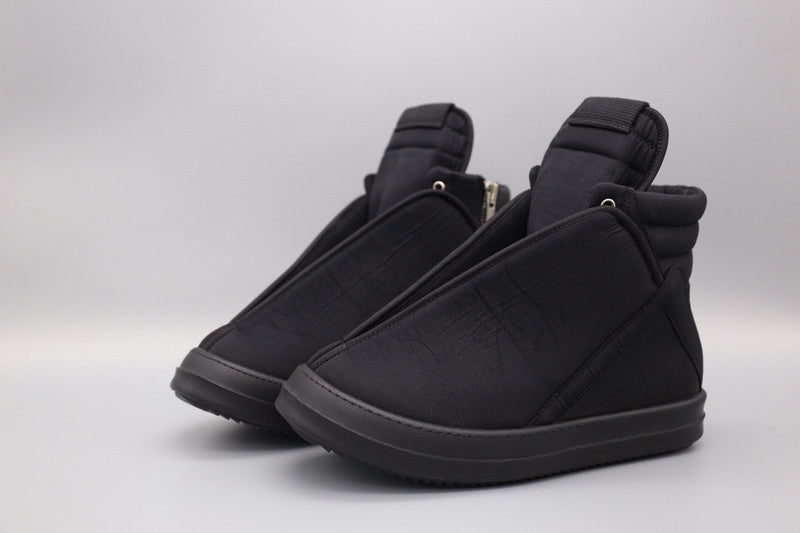Rick Owens Black High-Top Wrap Sneakers - Phantom Kicks