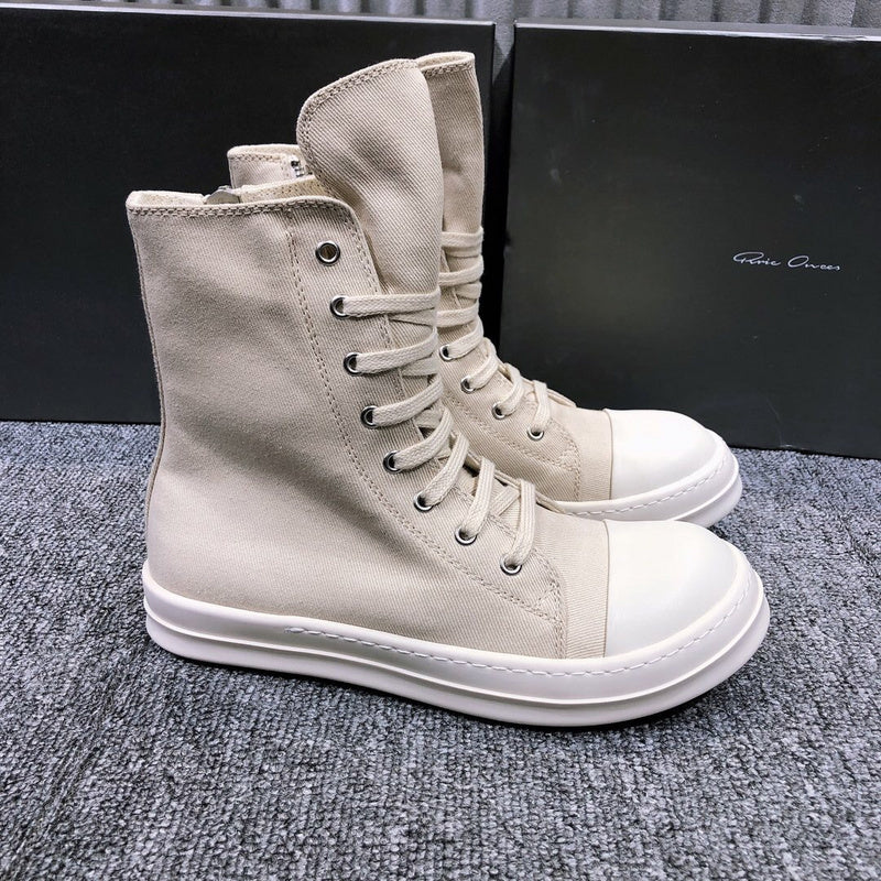 High-Top Canvas Sneakers - Phantom Kicks