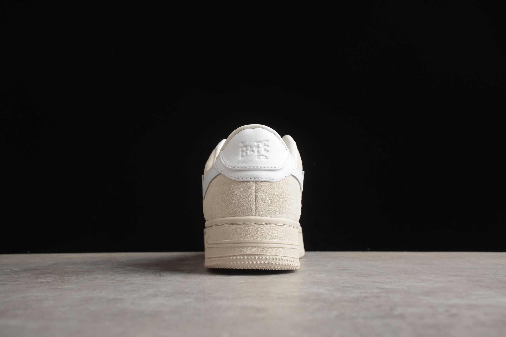 BAPE STA Low-Top Sneakers in White and Cream - Phantom Kicks